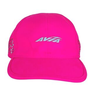 Avia Women Hot Pink Reflective Adjustable Sport Jog Walk Tennis Golf Cap Hat